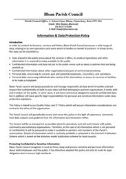 BPC Data Information Protection Policy